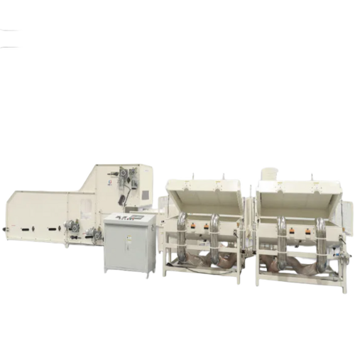 Filling Line Cotton Fibre Bale Opener Machine Microfiber Chemical Micro Fiber Opening Machinery - Color: White