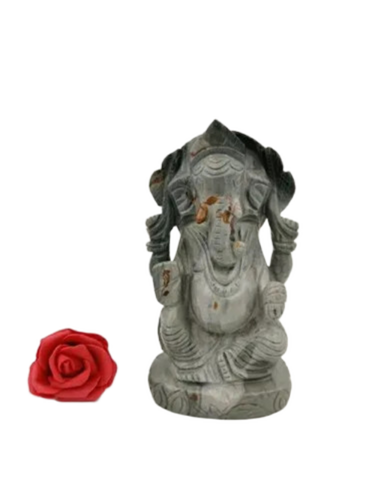 Ganesh Gemstone Statue - Color: Multicolor