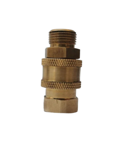 Golden Brass Quick Connect Adapter