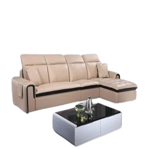 L Shape Rexine Sofa