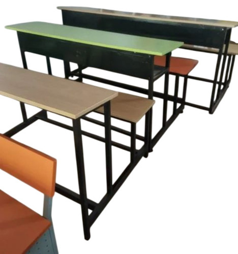 School Dual Desk Bench