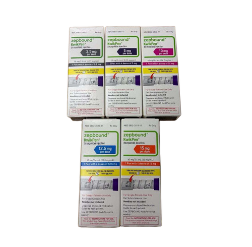Zepbound Kwikpen 12.5Mg 4 Doses Prefilled Injection Pen - Life Span: 2030