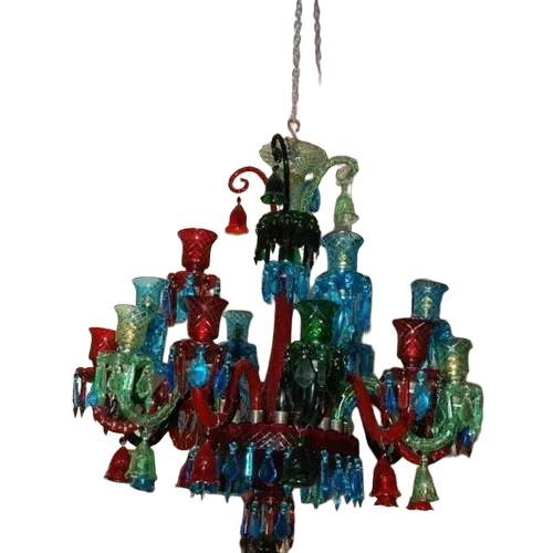 Antique Glass Chandelier