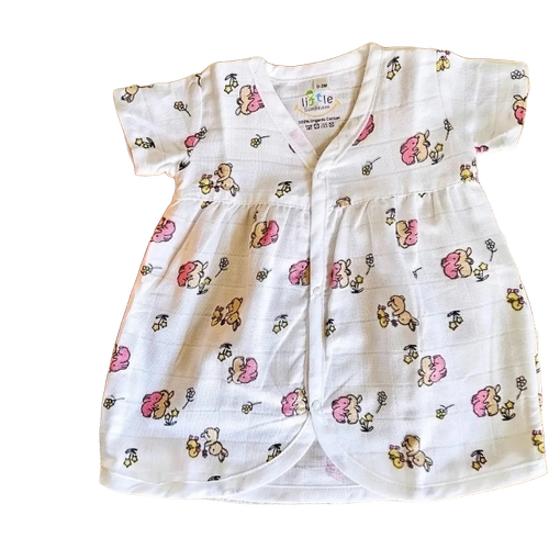 Bloom Front Button Girls Frock