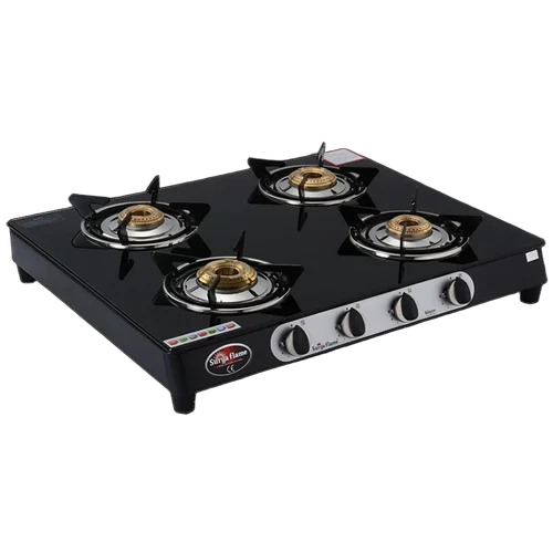 Four Burner Gas Stove - Features: Durable