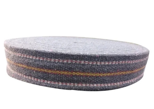 1.75 Grey Striped Cotton Niwar By Taheri Traders