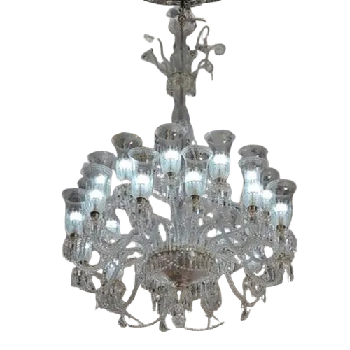 24 Light Glass Chandelier