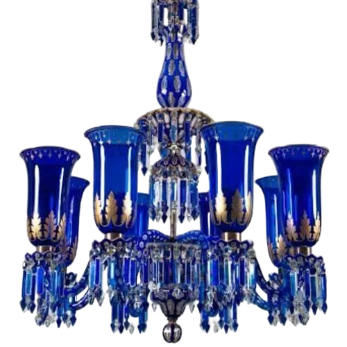 Red Glass Chandelier