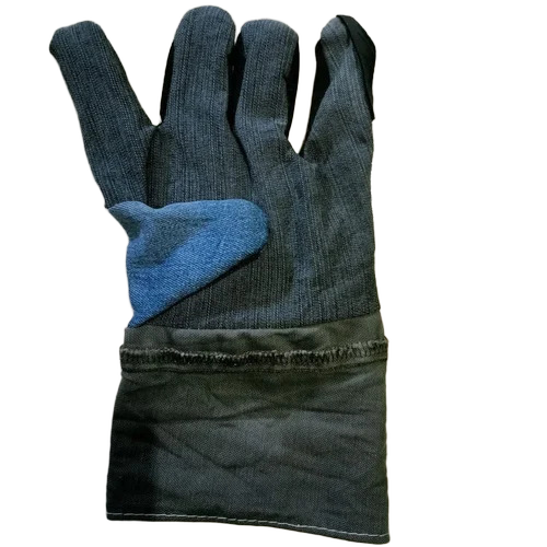 Jeans Fabric Safety Hand Gloves