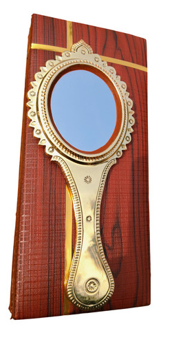 Original Aranmula Kannadi Metal Mirror Handmade Traditional Kerala Craft