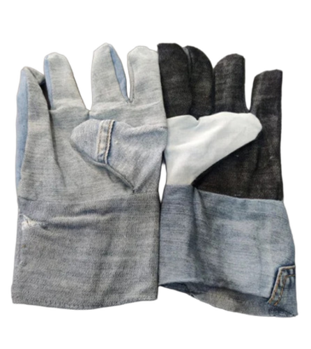 Plain Medium Jeans Hand Gloves