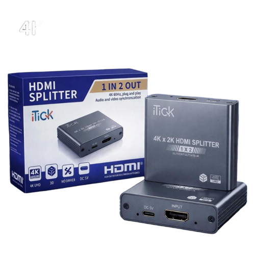 4K HDMI Splitter 1x2 4K 60Hz HDCP 2.2