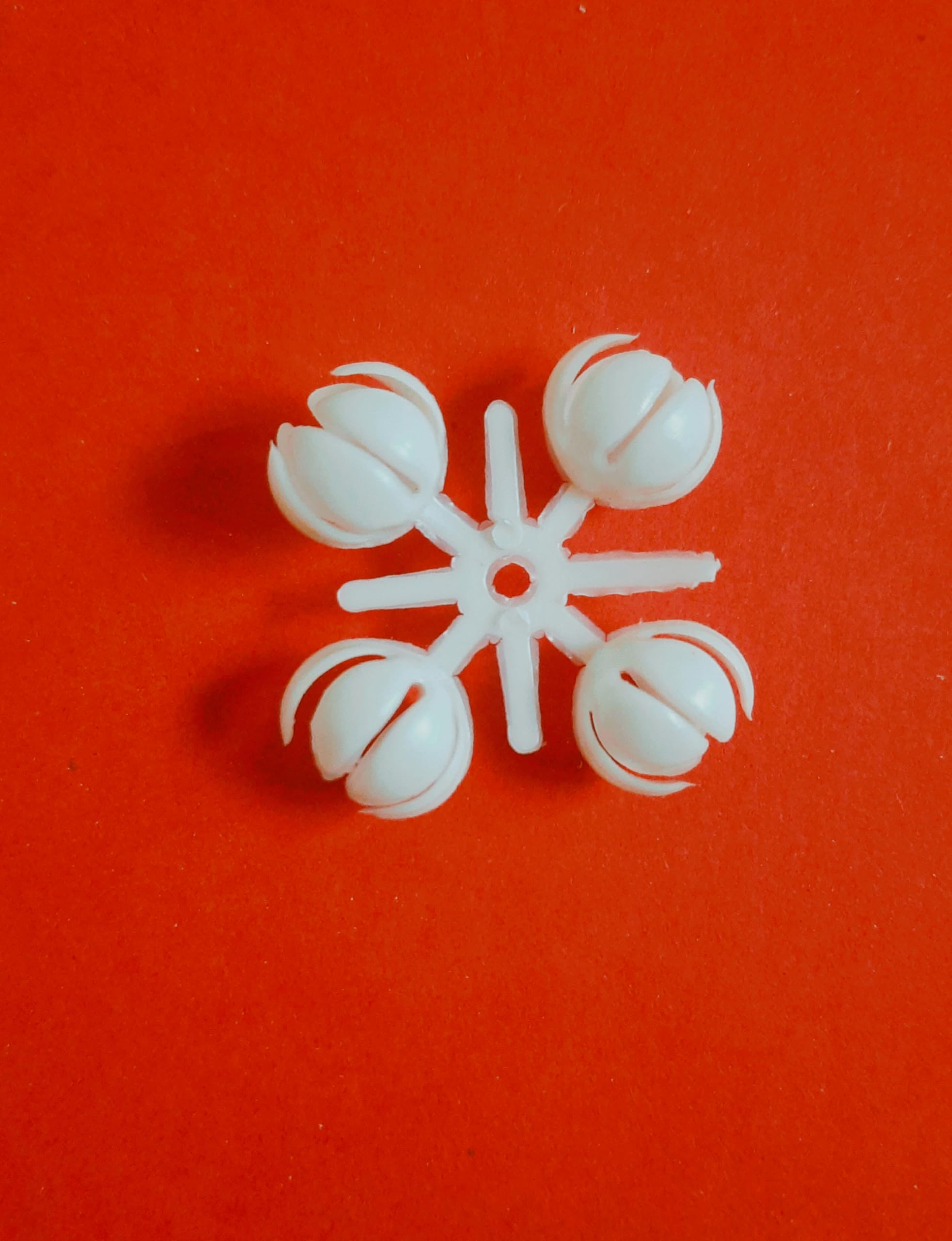 Decorative Plastic Flowers Bunch - Mogra / Jasmine