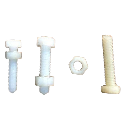 Nylon Nut Bolt - Color: Silver