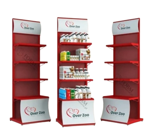 3.5 Feet Promotional Display Stand - Color: White