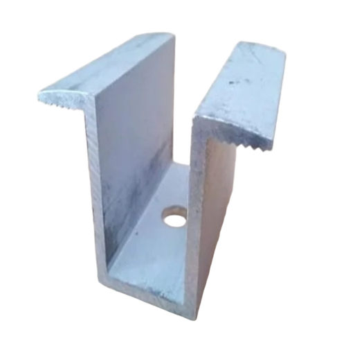 Aluminium End Clamps - Color: Silver