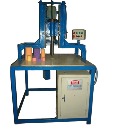 Foam Paint Roller Cutting Machine - Color: Blue