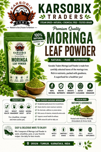 Natural Moringa Leaf Powder - Direction: Na