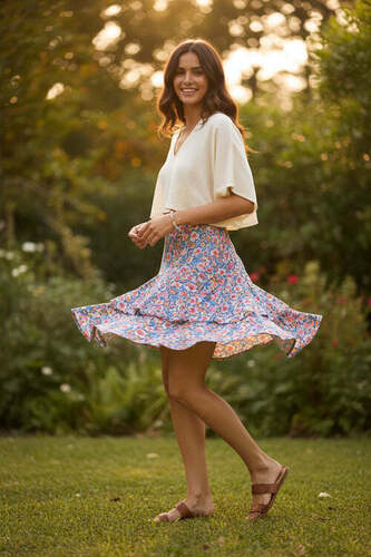 Printed Skirt