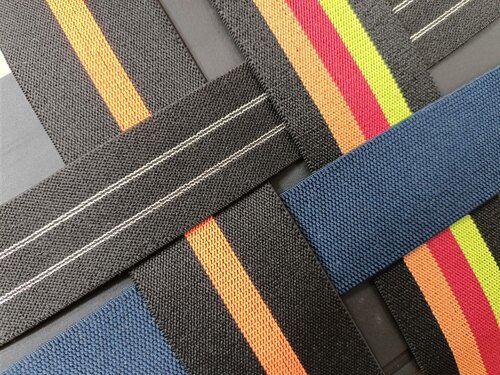 Woven Multicolor Elastic Tape