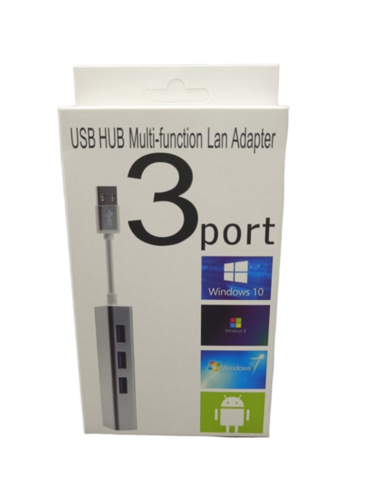 Multi Function USB Hub LAN Adapter for Laptop Computer Windows USB Hub