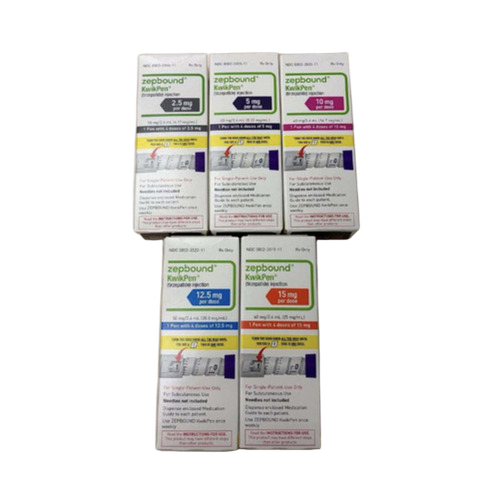 Zepbound Kwikpen 12.5Mg 4 Doses Prefilled Injection Pen - Dosage Form: Liquid