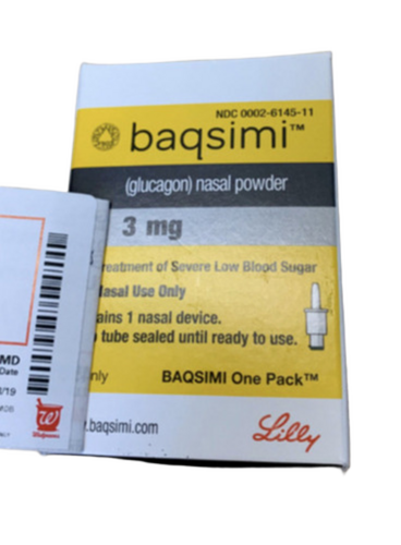 Baqsimi 3Mg Glucagon Nasal Powder - Life Span: 3 Years