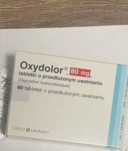 Oxydolor 80mg (Oxycodone hydrochloride) - RX OXYDOLOR