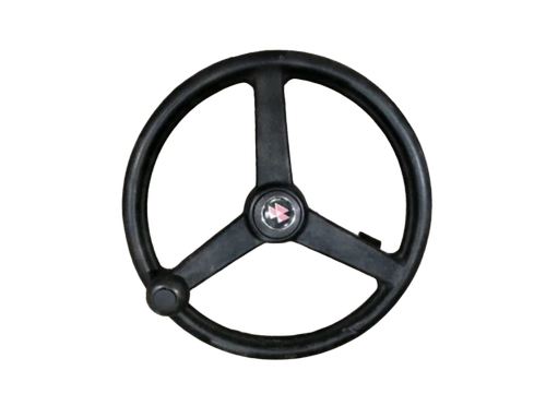 Tractor Steering Wheel - Color: Black