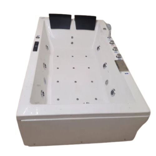 Rectangle Two Seater White Acrylic Bathtub