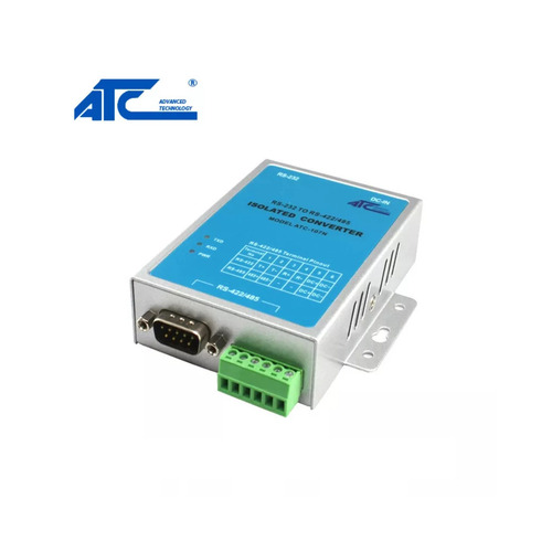 Atc-107N Rs-232 To Rs-422/485 Isolated Serial Converter - Color: Blue And Silver