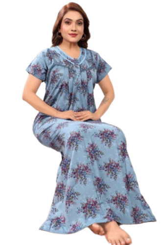 Women Printed Nighty - Color: All