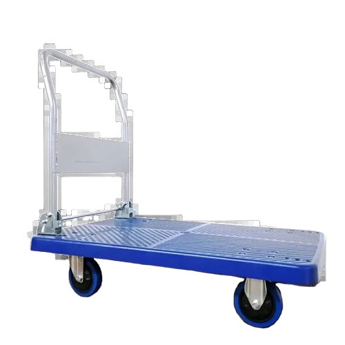 15 Kg Folding Platform Trolley 3X2 Ft - Color: Blue