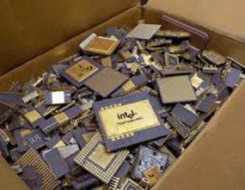 Ceramic CPU Processor Scrap AcA A Electronic Recycling & Recovery Material