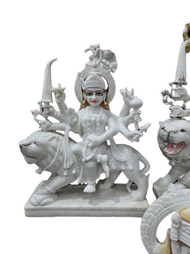 Mata Durga Marble Statue