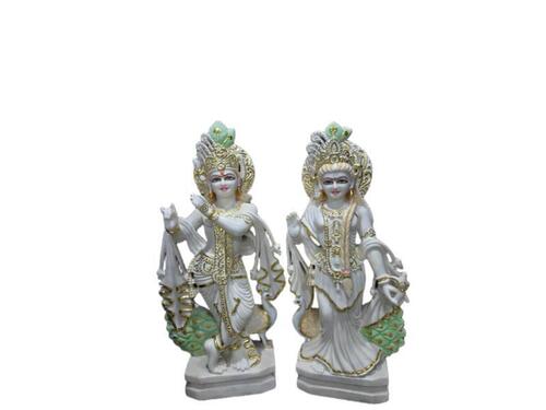 Radha Krishna Marble Statues