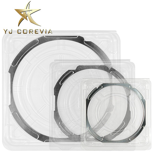 Wafer Metal Frame Shippers - Color: Transparent