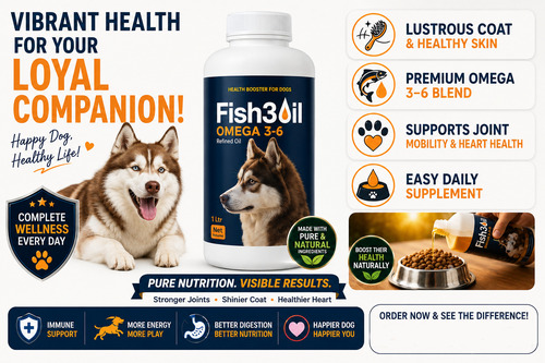 Genesisomega Fish3 Oil Omega 36 For Dogs (Chicken Flavour) 5 L