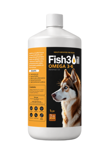 Genesisomega Fish3Oil Chicken Flavour Omega 36 For Dogs 1Ltr - Use: Supports Healthy Growth And Development
Promotes A Shiny Coat And Healthy Skin
Strengthens Immunity And Natural Defense
Helps Reduce Inflammation
Supports Brain
