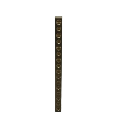 16 Holes Brass Terminal Block - Color: Golden