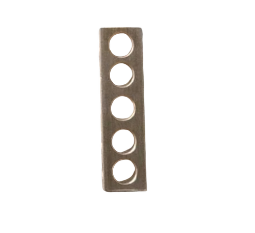 5 Holes Brass Neutral Link - Color: Silver