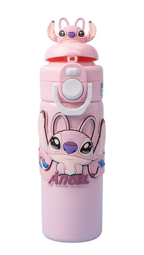 Kids Vacuum Insulated Thermos Bottle With Angel Design - Capacity: 500 Milliliter (Ml)