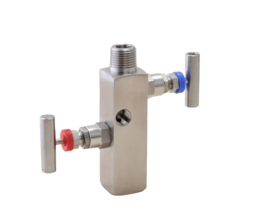 Ss304 Two Way Manifold Valve - Color: Silver