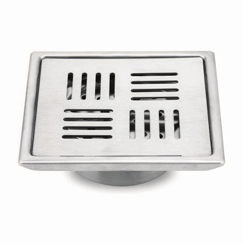 Stainless Steel Capsule Floor Drain - Color: Silver