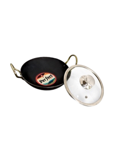 Induction Kadai - Color: Black And Silver