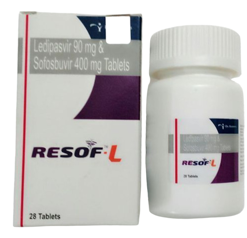 Resof L Sofosbuvir 400 Mg And Ledipasvir Tablets - Grade: A