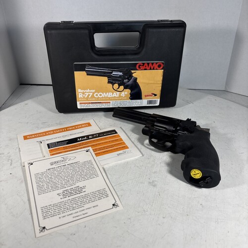 Gamo R-77 4" Combat CO2 Pellet Revolver Air Pistol .177 Caliber