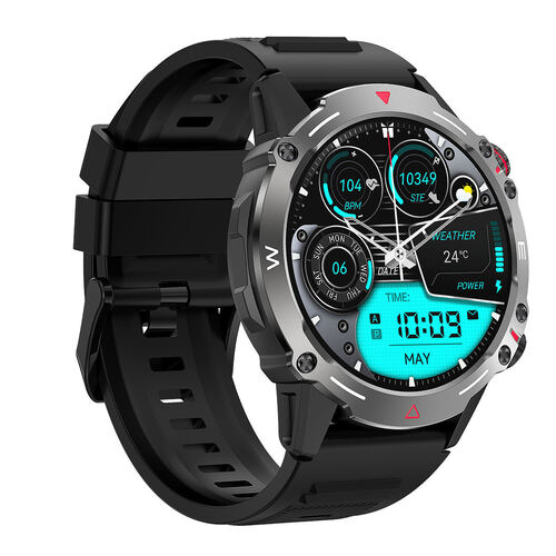 2023 Outdoor Smart Watch for Men Bt Call NFC Ip68 Waterproof Large Memory Outdoor Sports Smartwatch 410mah Large Battery
