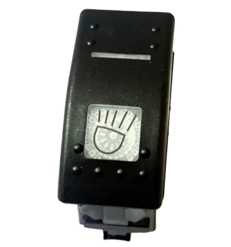 Rocker Switch 6 Pin - Color: Black
