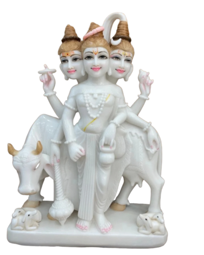 Brahma Vishnu And Mahesh Marble Statue